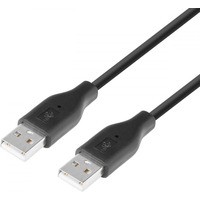 Kabel USB AM-AM 1.8m czarny