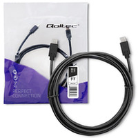 Kabel USB 3.1 typ C mski | USB 3.1 typ C mski | 3m | Czarny