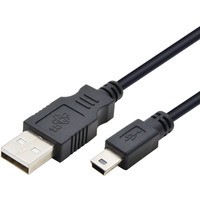 Kabel USB - Mini USB 1m. czarny