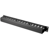 Organizator kablowy 19 cali 1U dukt W/40xG/70 czarny (RAL 9005)