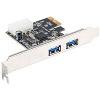 Karta PCI Express - USB 3.1 Gen.1 2 porty + led niskoprofilowy