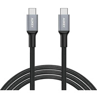 CB-CD6 nylonowy kabel Quick Charge USB C - USB C | 2m | 3A | 60W PD | 20V