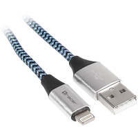 Kabel USB 2.0 iPhone AM lightning 1, 0m czarno-niebieski