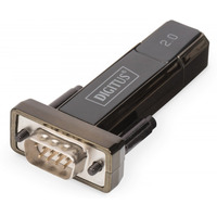 Konwerter/Adapter USB 2.0 do RS232 (DB9) z kablem USB A M/ dugo 80cm
