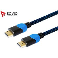 Kabel HDMI 2.0 niebiesko-czarny 3m, GCL-05