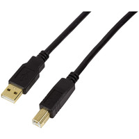 Aktywny repeater USB 2.0 AM/BM, 15m Czarny