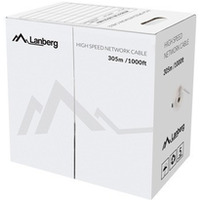 Kabel UTP Kat.6 CU 305m drut fluke LCU6-12CU-0305-S szary