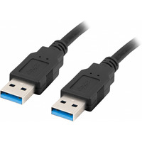 Kabel USB-A M/M 3.0 1.8m Czarny
