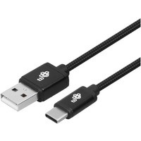 Kabel USB-USB C 2 m czarny sznurek