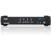 Prze��cznik 4-Port USB DVI Dual lin k/Audio KVMP CS1784A